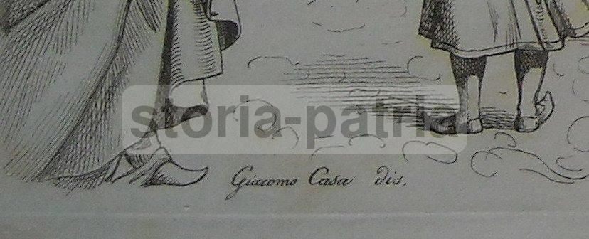 Incisione Antica: Rito Religioso Greco, Lago, Casa, Bernati, 1800