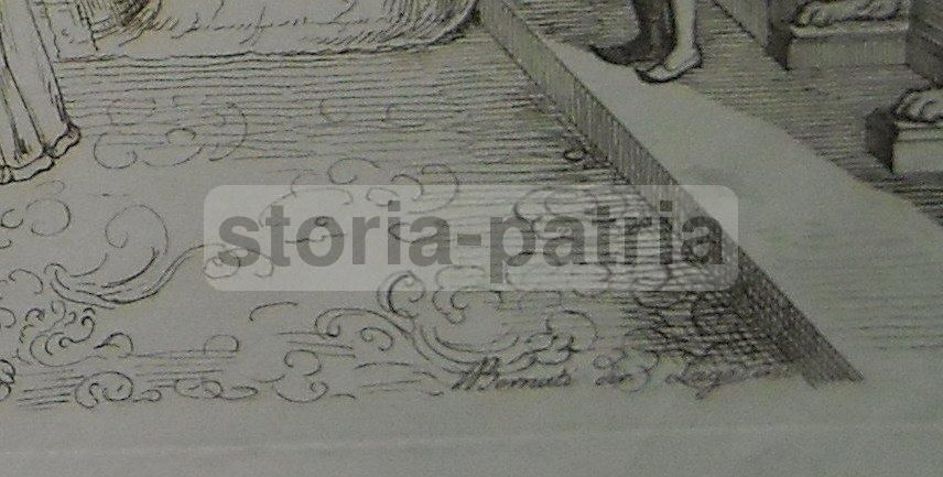 Incisione Antica: Rito Religioso Greco, Lago, Casa, Bernati, 1800