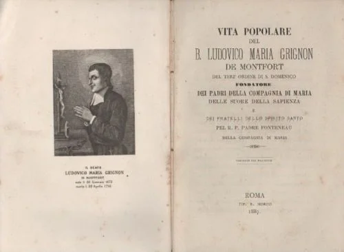 Life of Louis Marie Grignion de Montfort, Fonteneau 1887