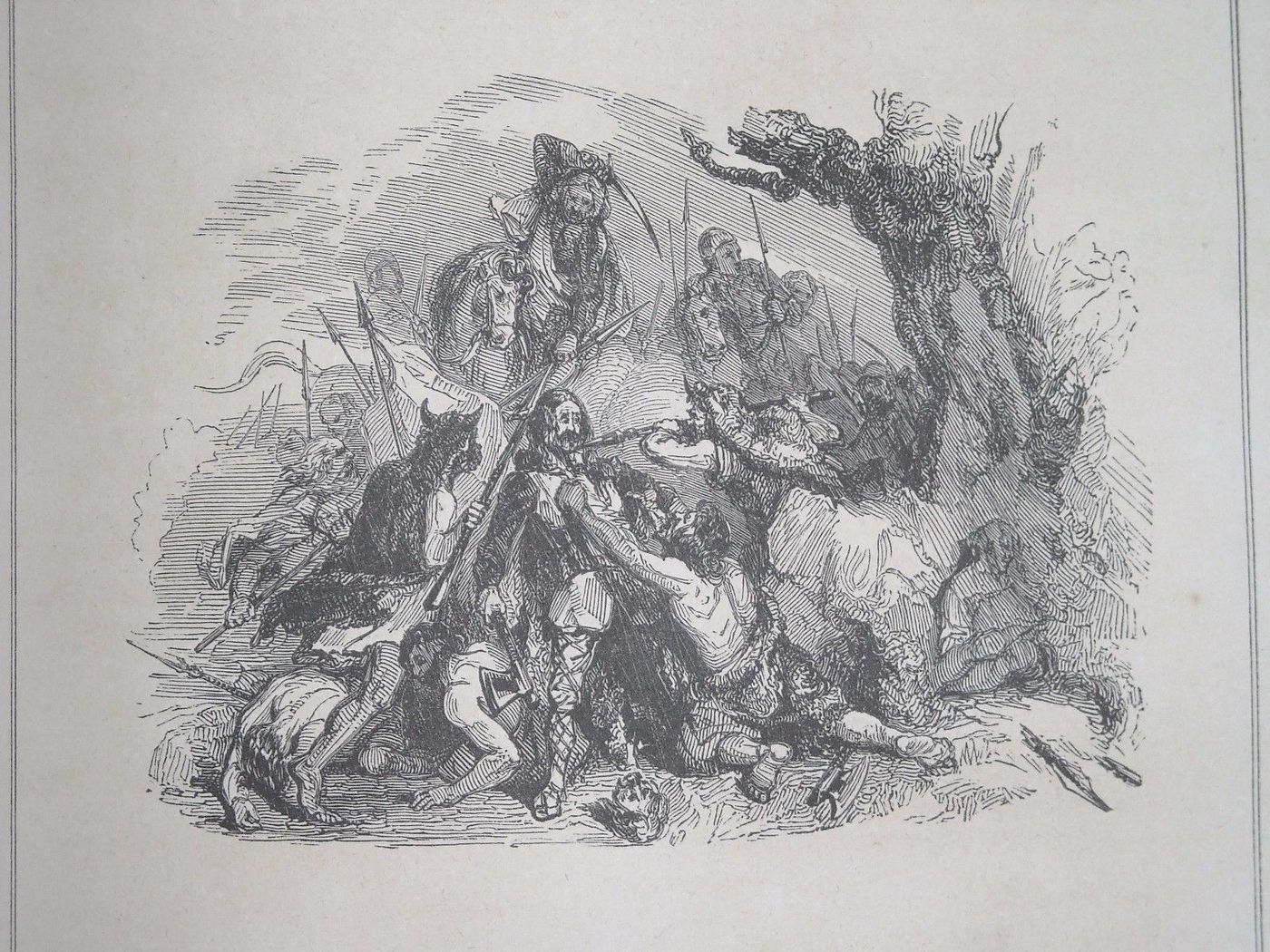 Victor Hugo: Oeuvres, Tomo II (1842). Legatura In Pelle, Illustrato, Teatro E Poesie