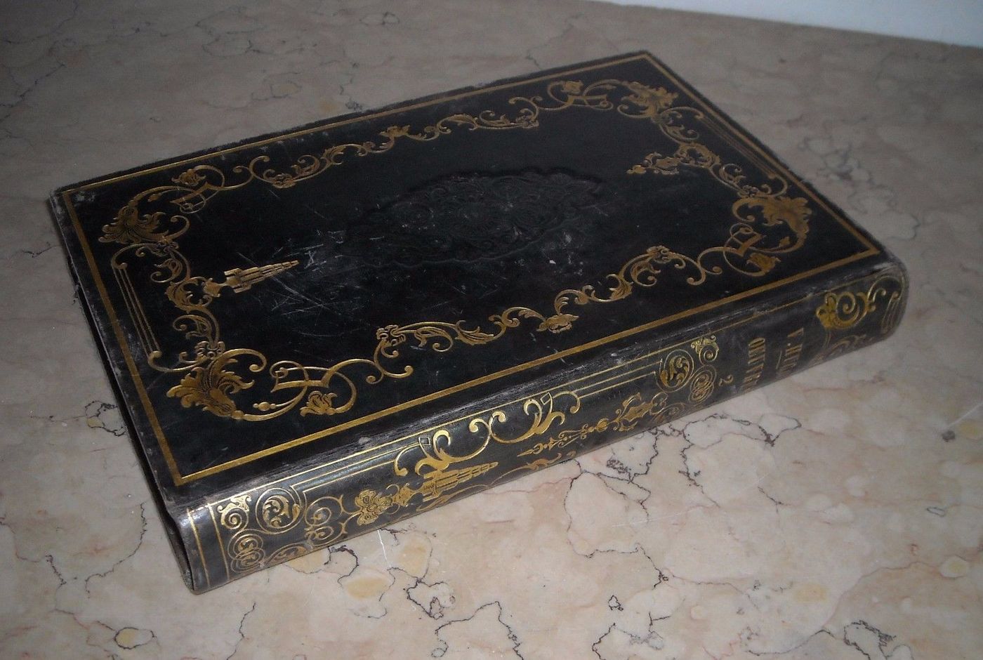 Victor Hugo: Oeuvres, Tomo II (1842). Legatura In Pelle, Illustrato, Teatro E Poesie