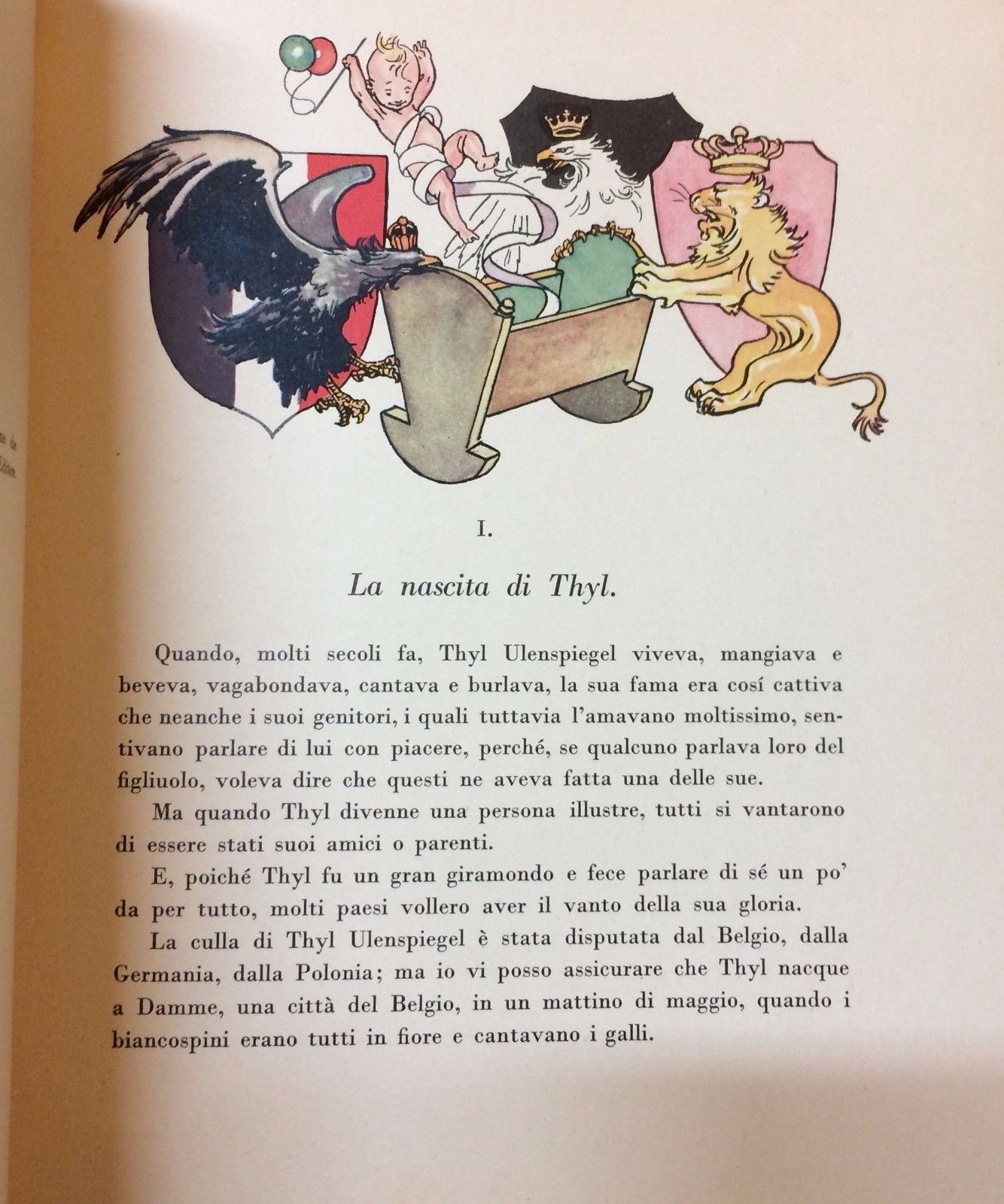 Thyl Ulenspiegel Illustrato Da Gustavino UTET 1934 Scala d'Oro
