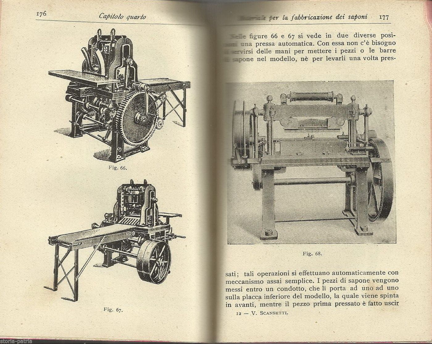 L'Industria Dei Saponi   V. Scansetti   Hoepli, 1925