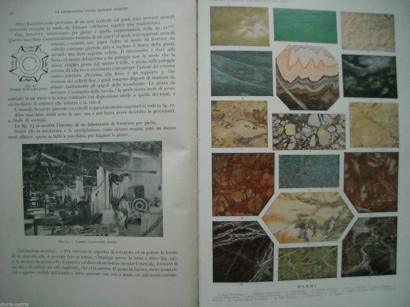 Lavorazione Materie Terrose E Legnami Garuffa Utet 1930