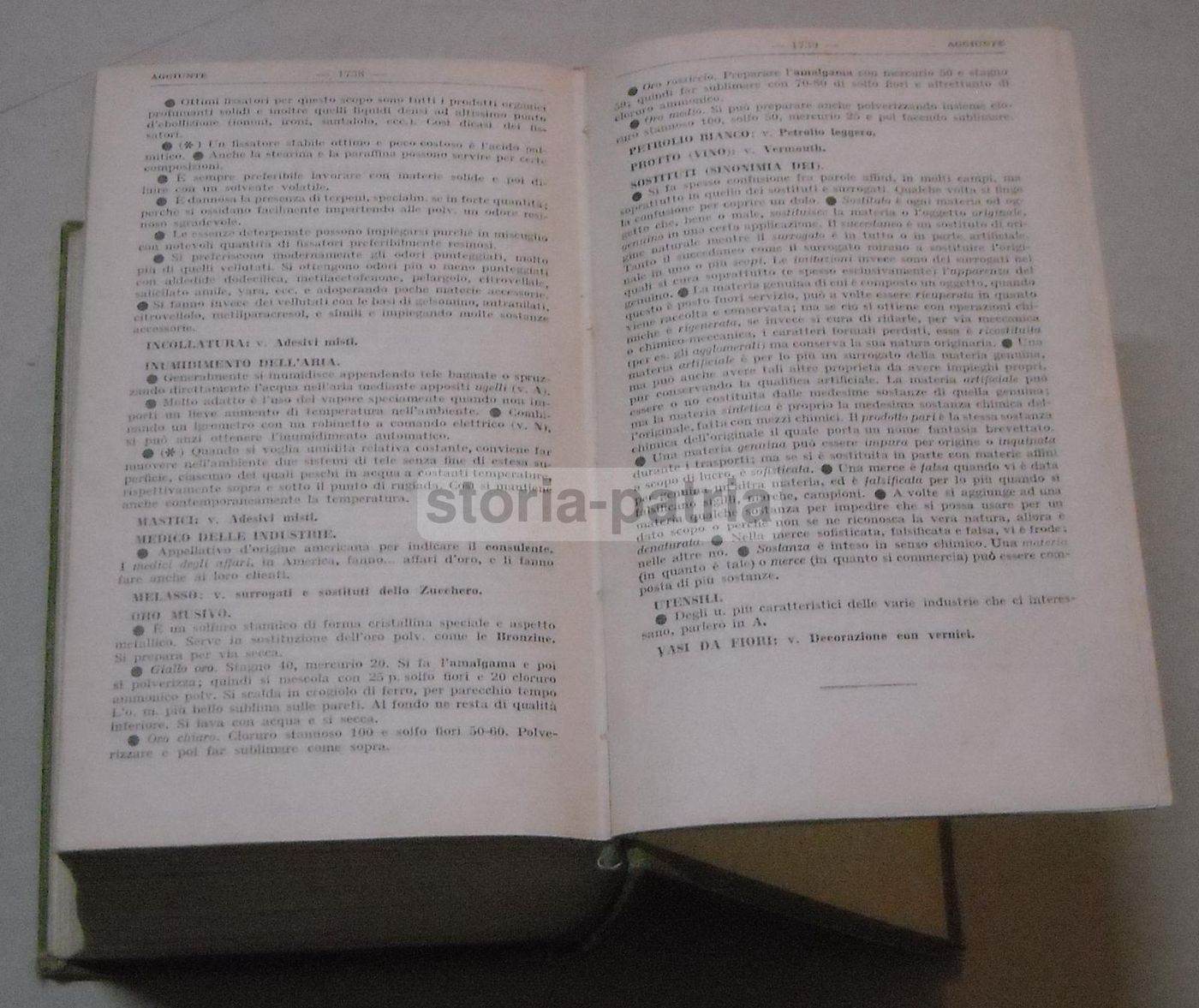 Nuovo Ricettario Industriale Valerio 1931 Hoepli Enciclopedia