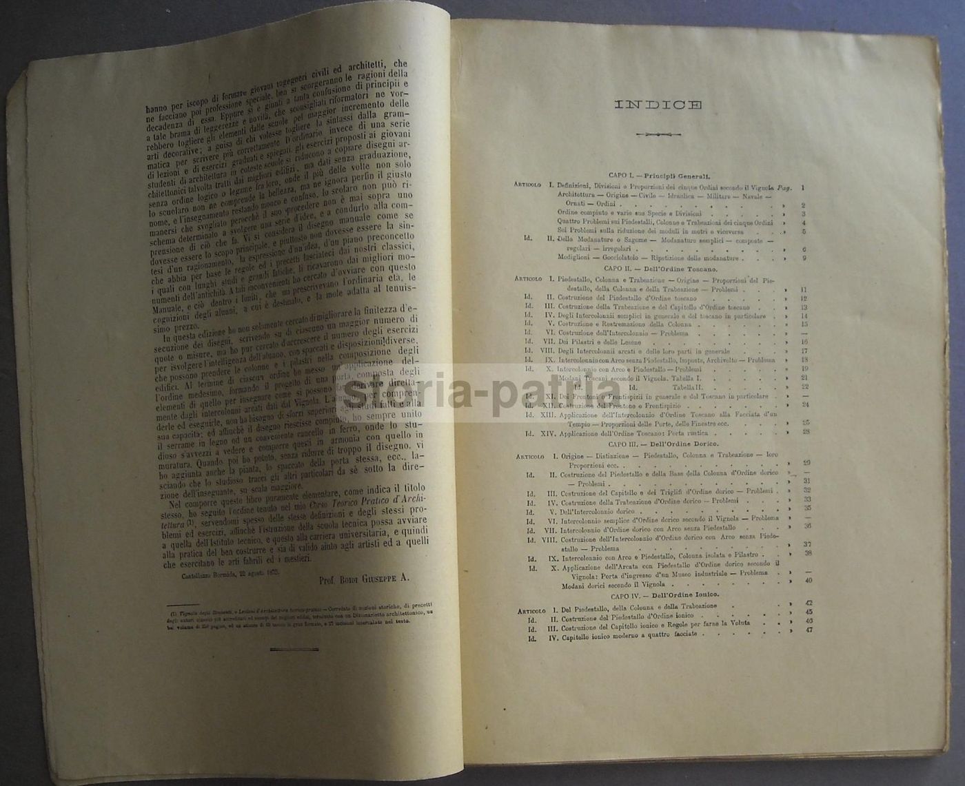 I Cinque Ordini Del Vignola Ossia Manuale Di Disegno Architettonico (1925)