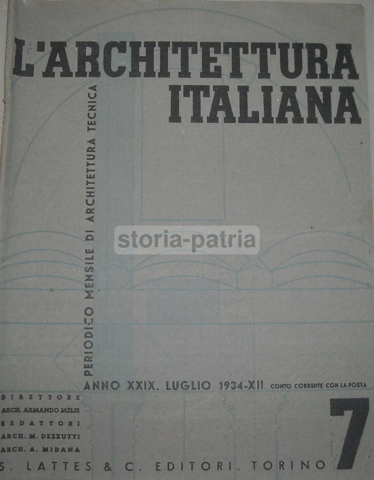 Architettura Italiana 1934: Sede Reale Mutua Torino, Melis E Bernocco