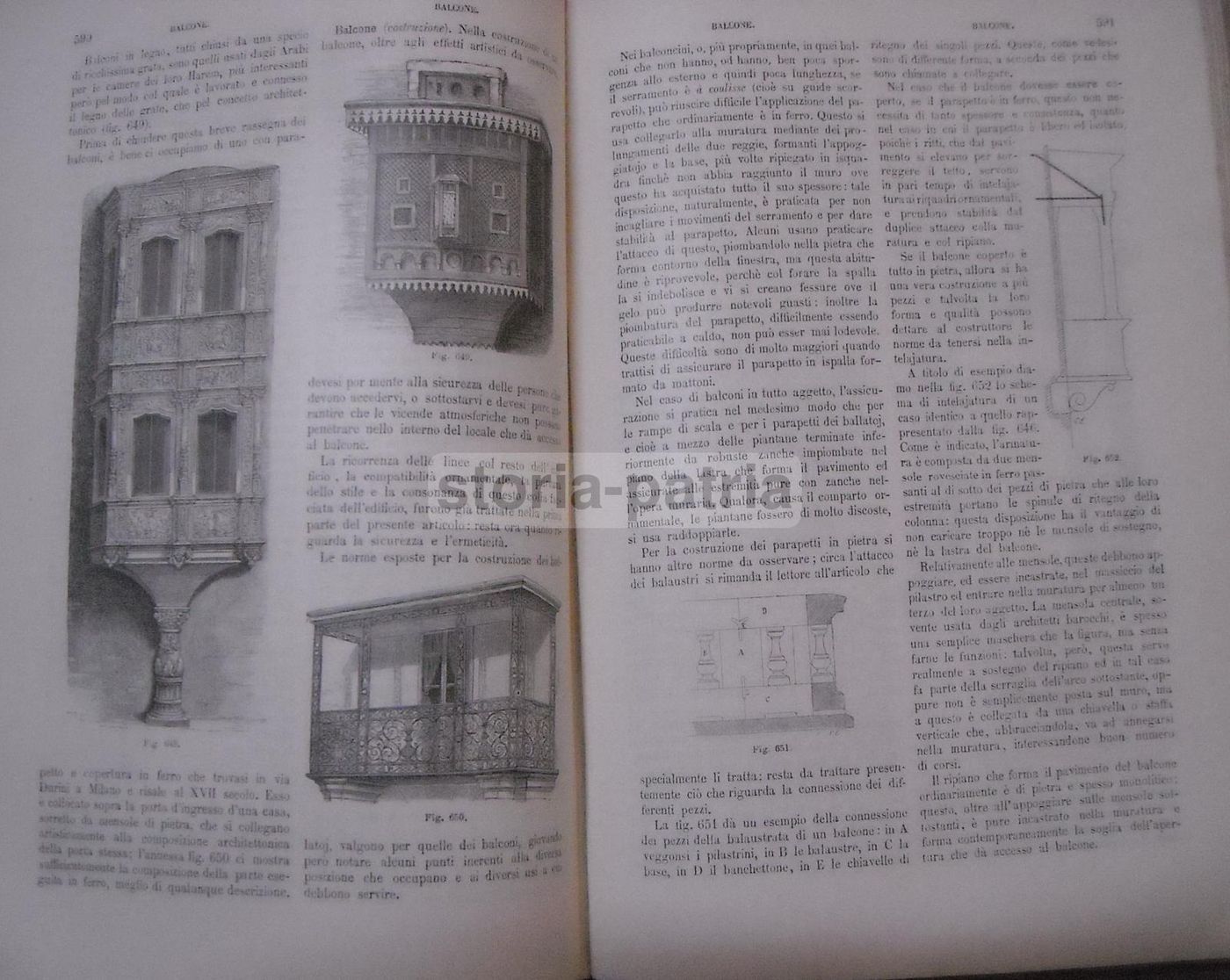 Il Costruttore: Trattato Pratico Delle Costruzioni Civili, Industriali E Pubbliche   Vallardi, Fine '800