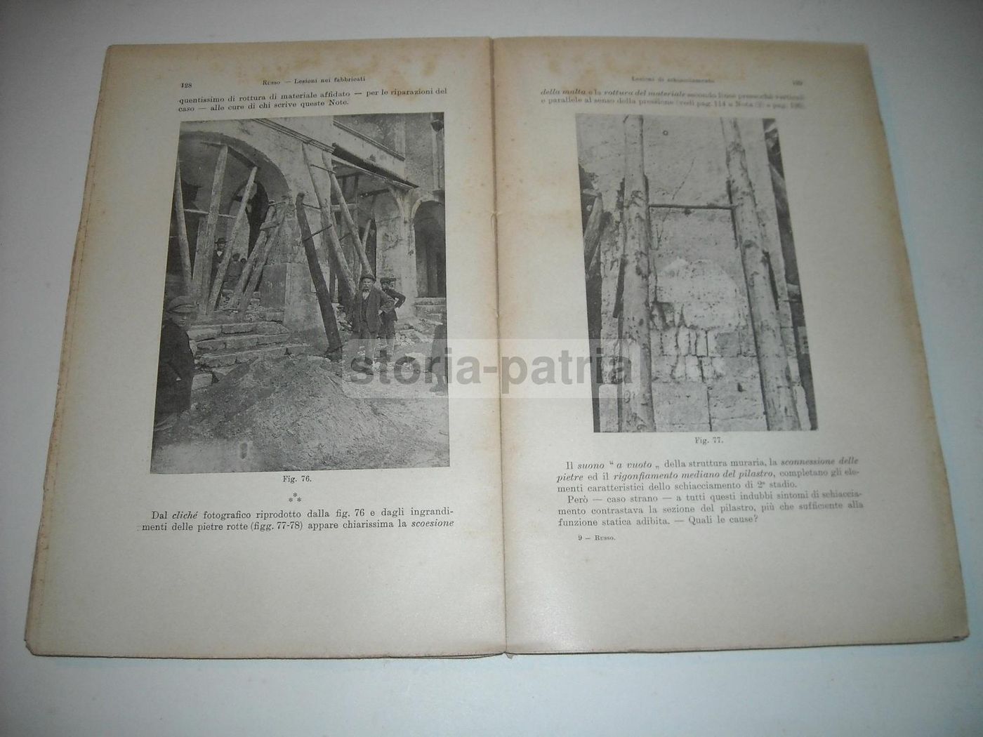 Le Lesioni Dei Fabbricati Di Cristoforo Russo, UTET Torino 1925