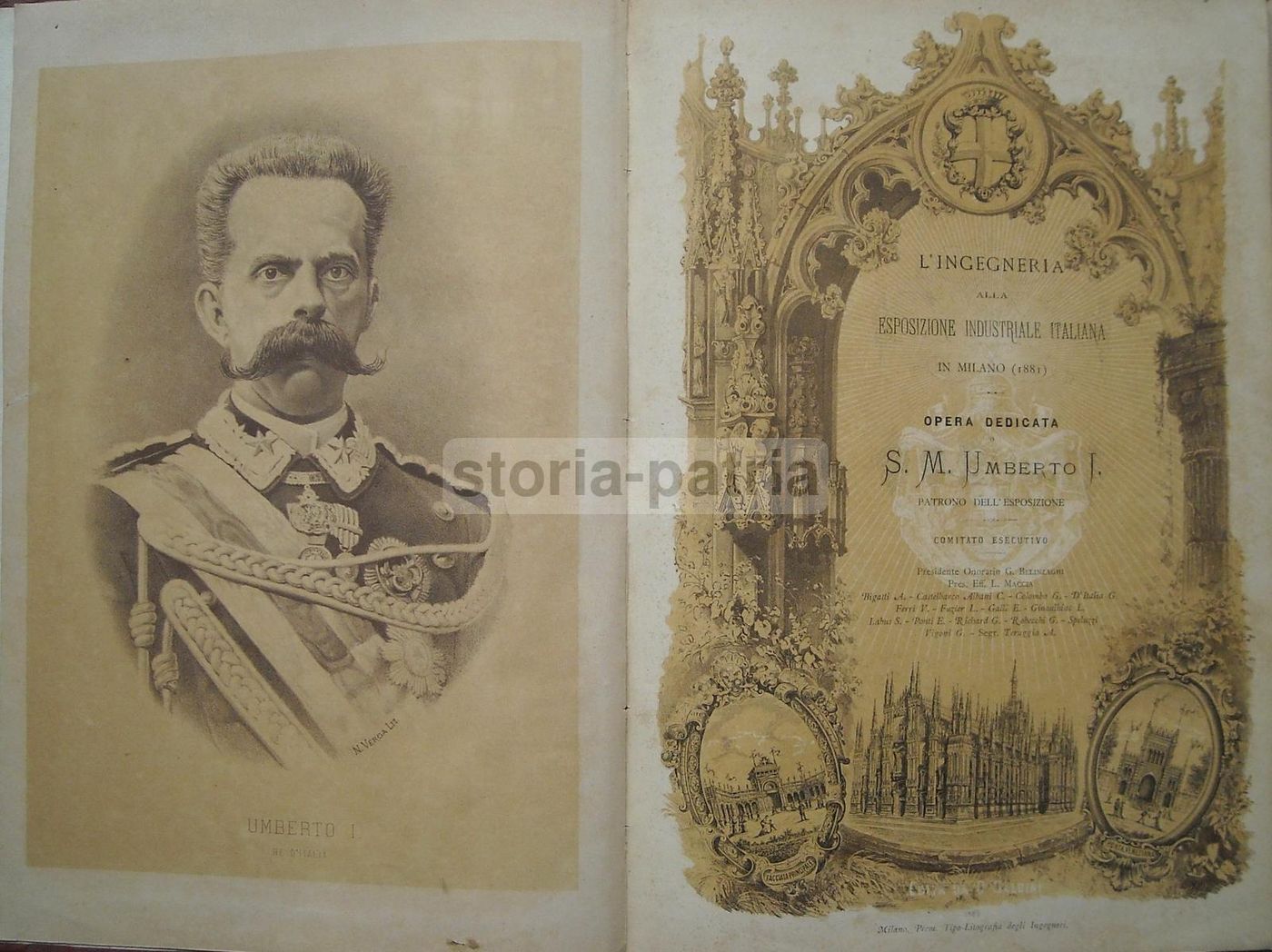 Esposizione Nazionale Di Milano 1881: Le Costruzioni Di Giulio Vigoni