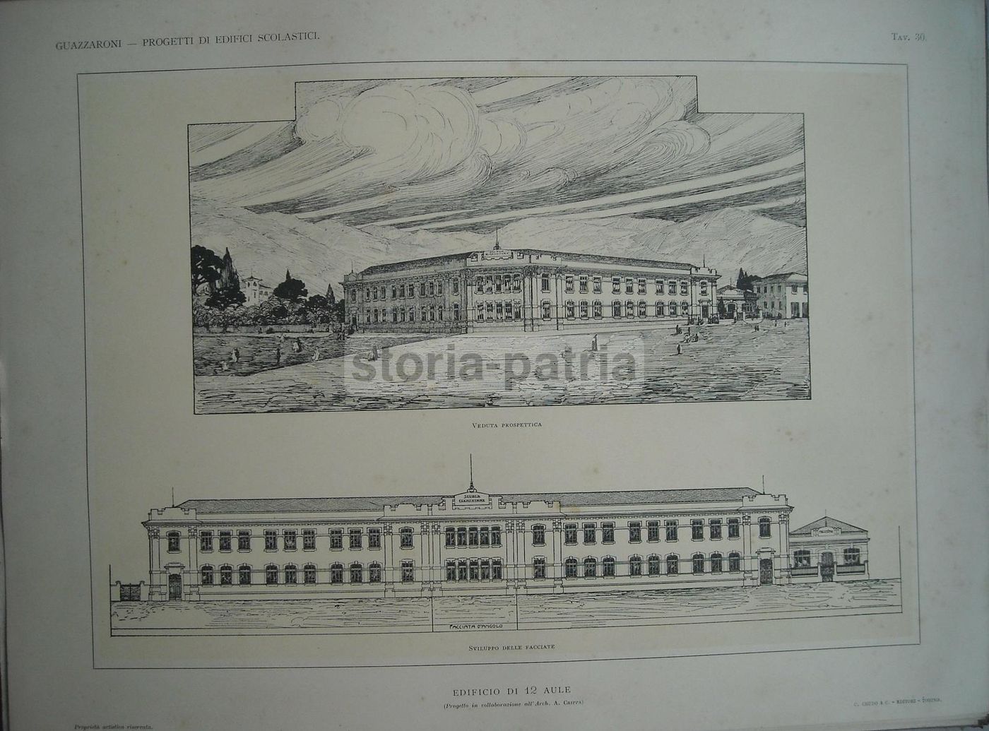 Progetti Di Edifici Scolastici: 60 Tavole, Angelo Guazzaroni, Torino, Circa 1920