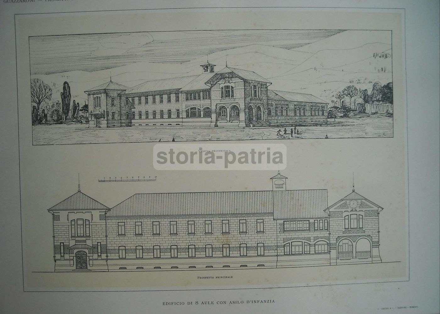 Progetti Di Edifici Scolastici: 60 Tavole, Angelo Guazzaroni, Torino, Circa 1920