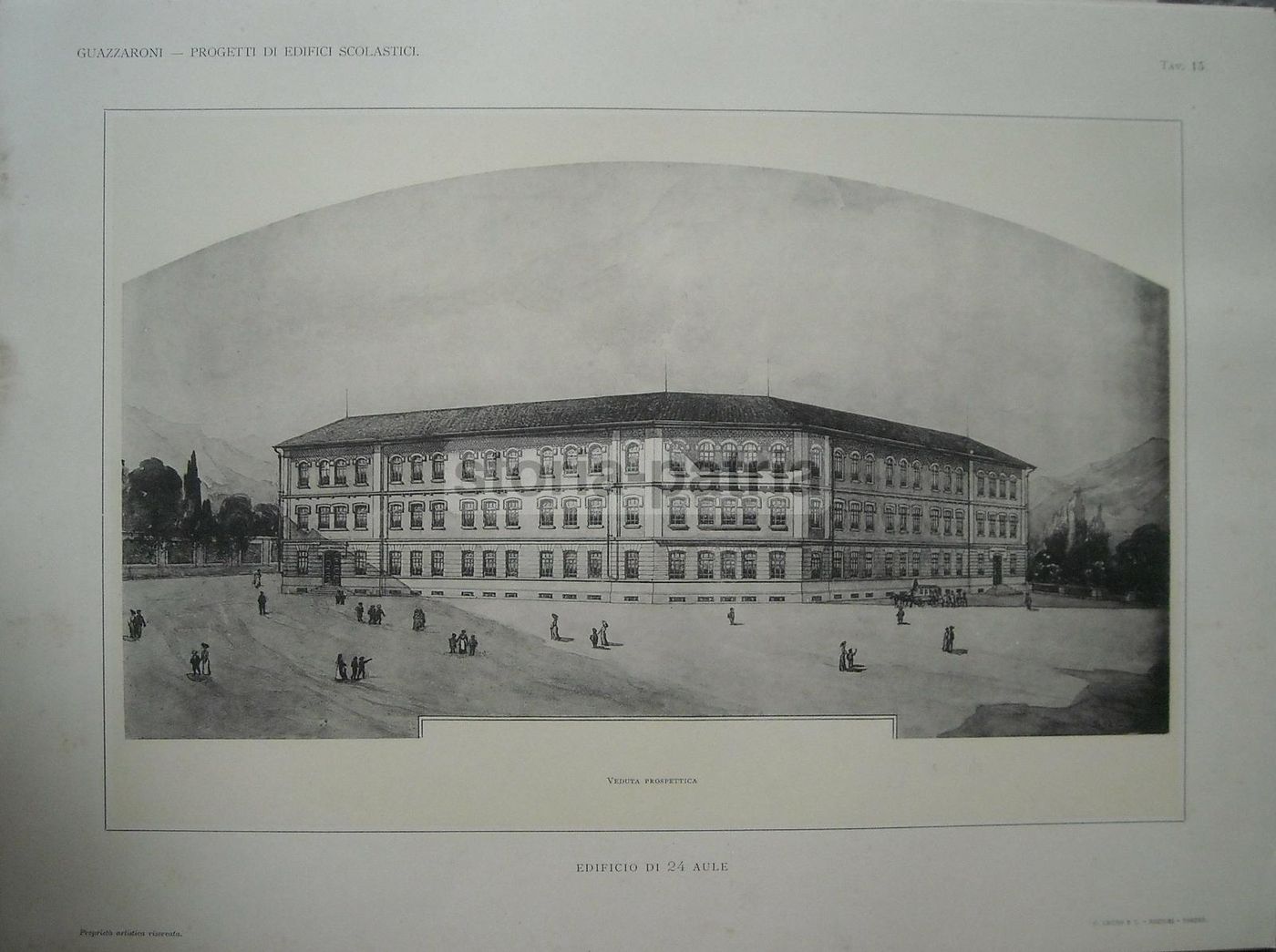 Progetti Di Edifici Scolastici: 60 Tavole, Angelo Guazzaroni, Torino, Circa 1920