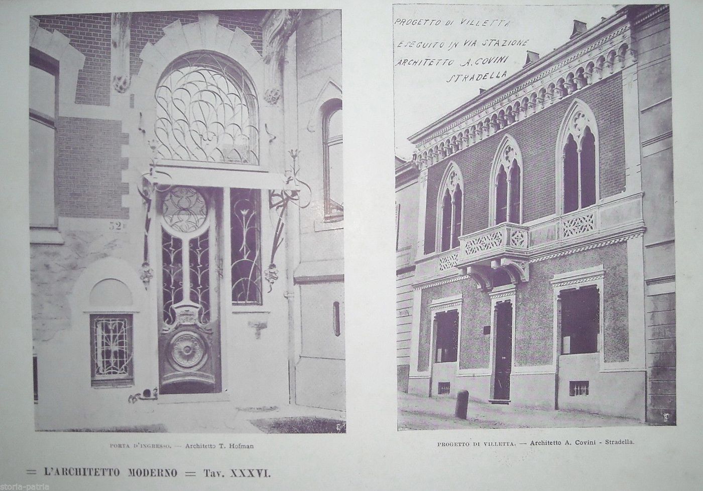 Stradella, Architettura: Covini E Hofman, Porta d'Ingresso. Anni '20