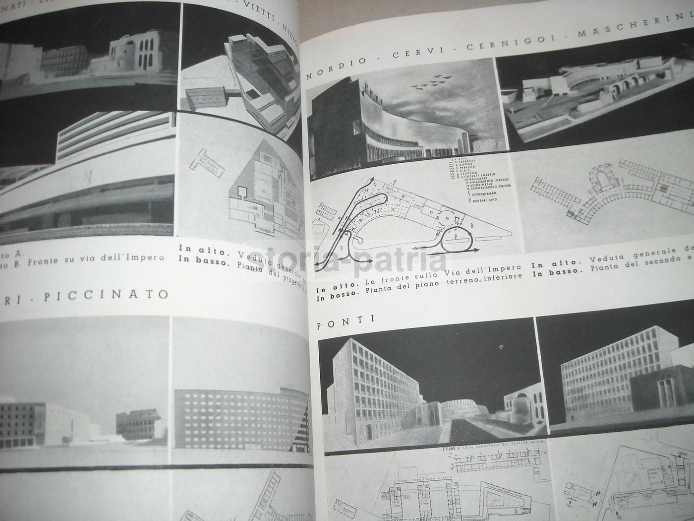 L'Architettura Italiana 1934: Concorso Palazzo Del Littorio, Roma