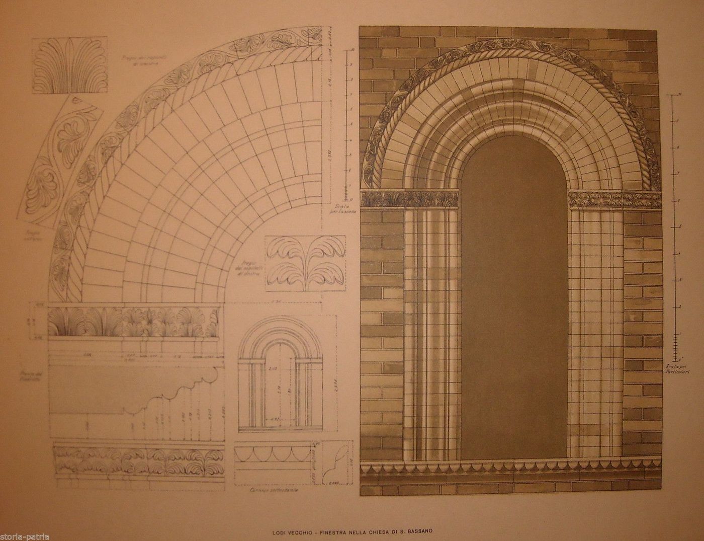 Finestra Della Chiesa Di San Bassano A Lodi Vecchio, Architettura Anni '20