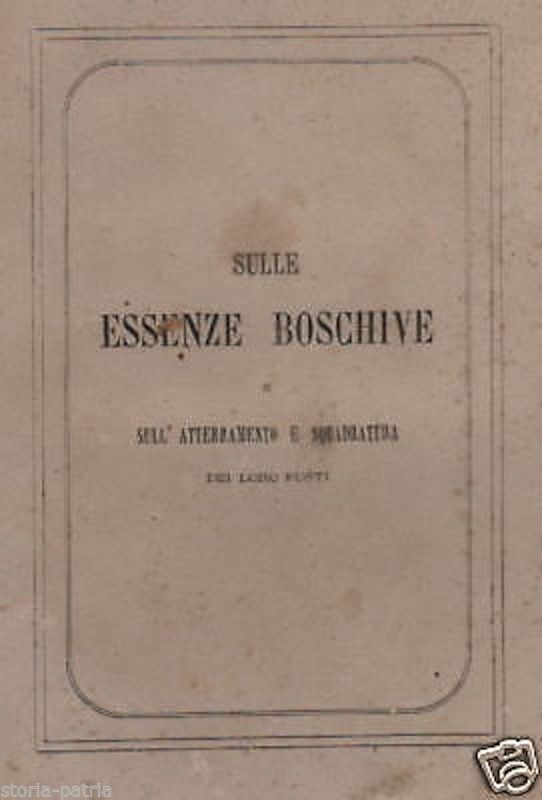 Essenze Boschive E Atterramento Fusti, Giordano 1870 Napoli