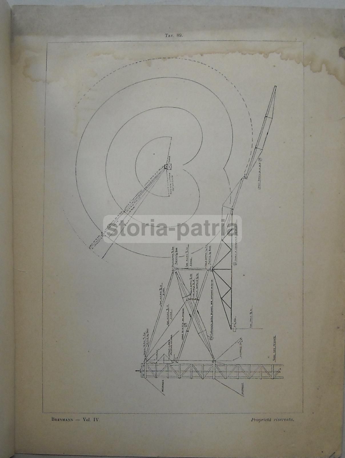 Breymann: Trattato Generale Di Costruzioni Civili, Vol. IV (Atlante), Vallardi 1931