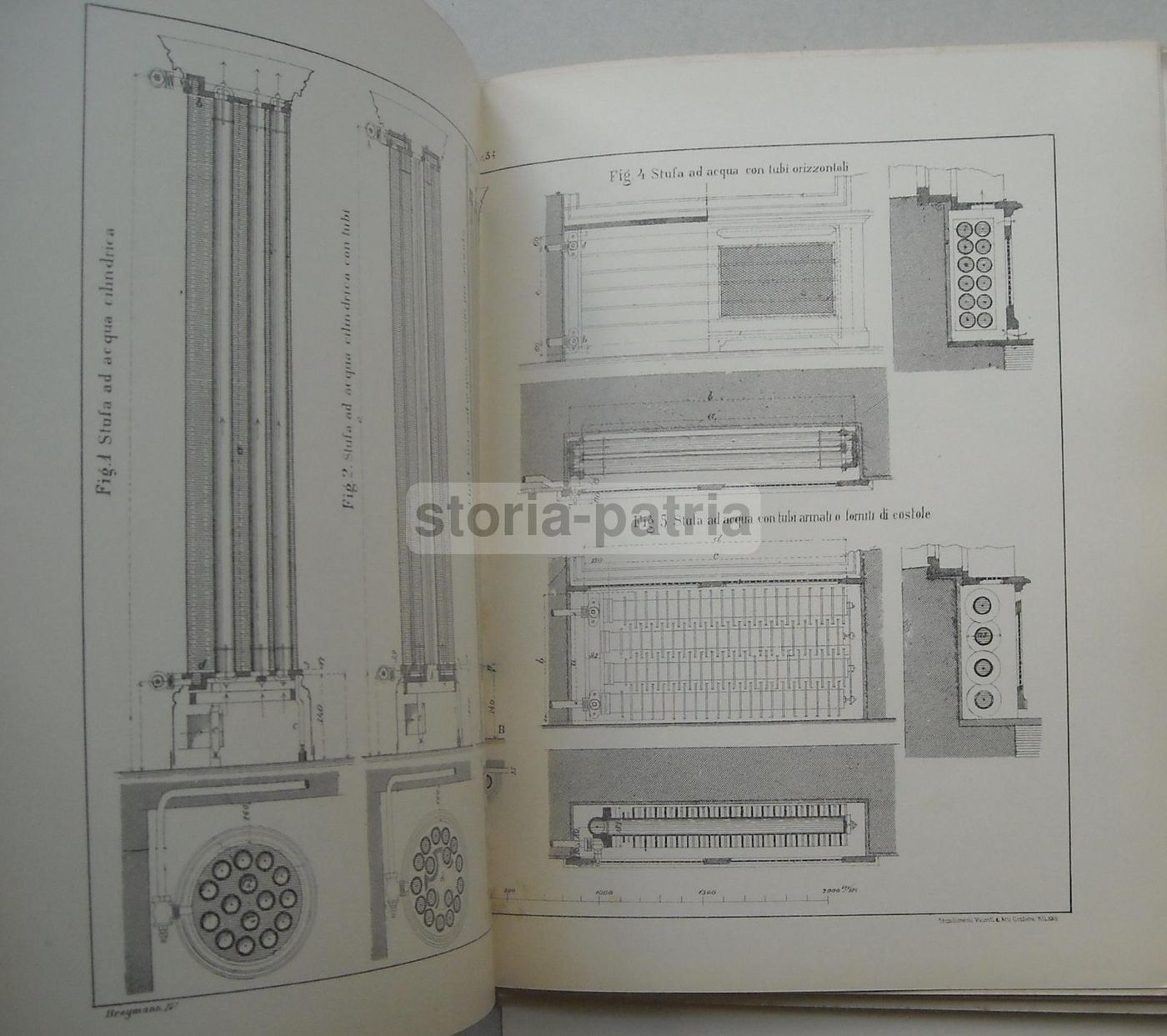 Breymann: Trattato Generale Di Costruzioni Civili, Vol. IV (Atlante), Vallardi 1931