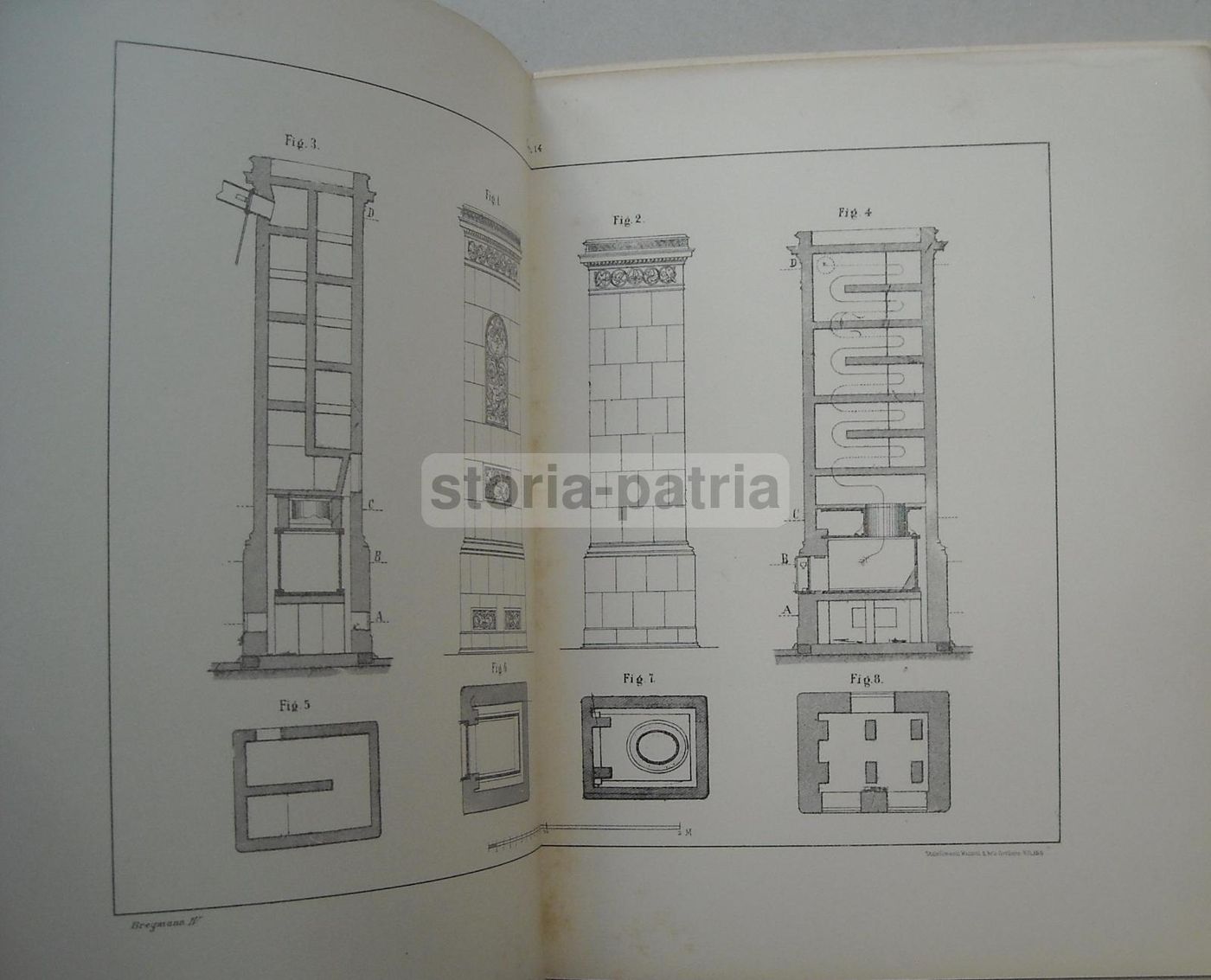 Breymann: Trattato Generale Di Costruzioni Civili, Vol. IV (Atlante), Vallardi 1931