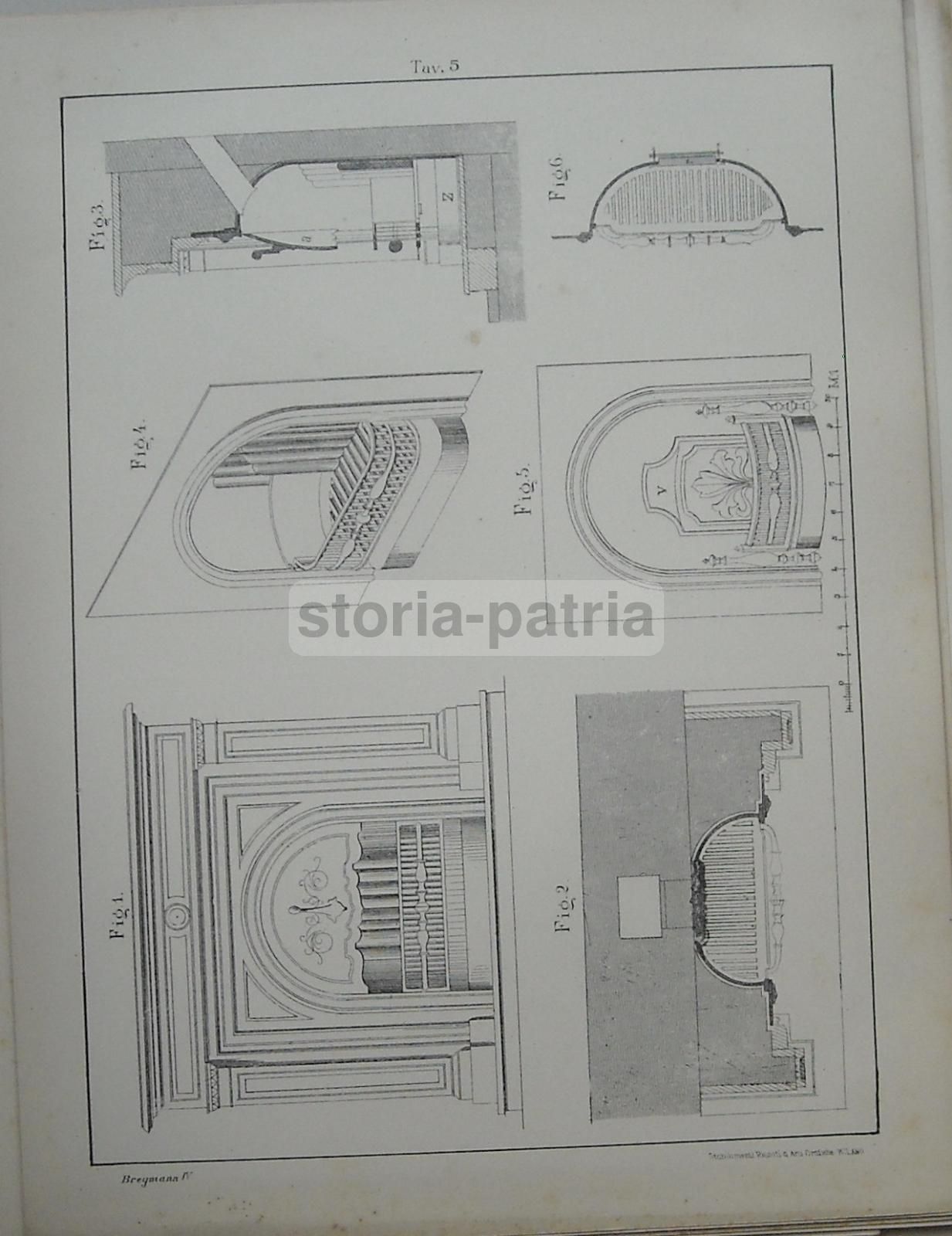 Breymann: Trattato Generale Di Costruzioni Civili, Vol. IV (Atlante), Vallardi 1931