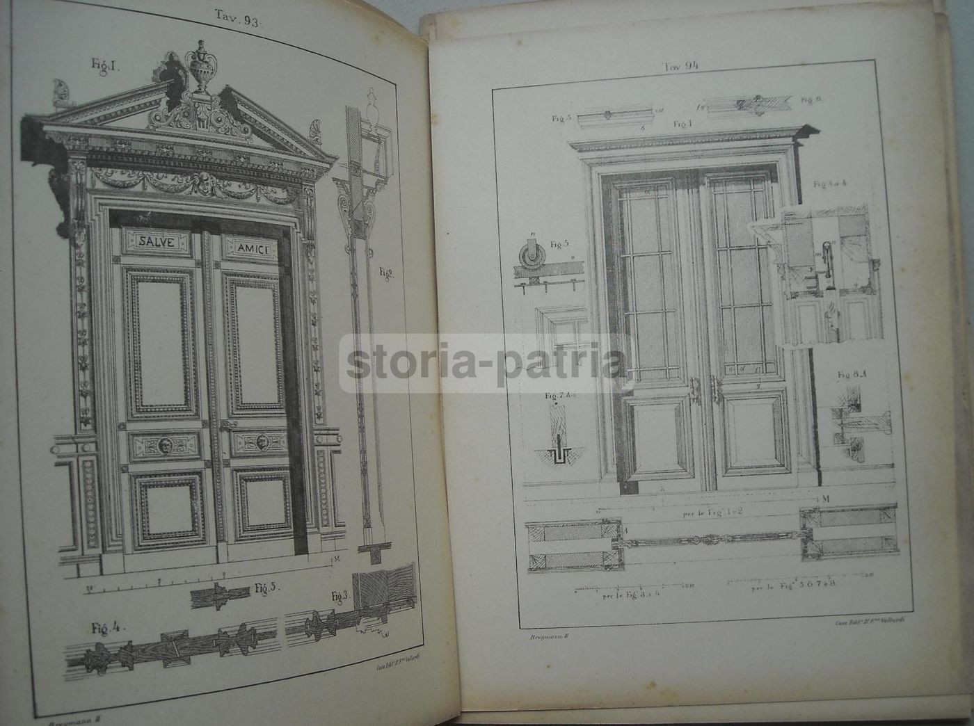 Atlante Costruzioni In Legno Breymann Warth 1927 Tavole Originali