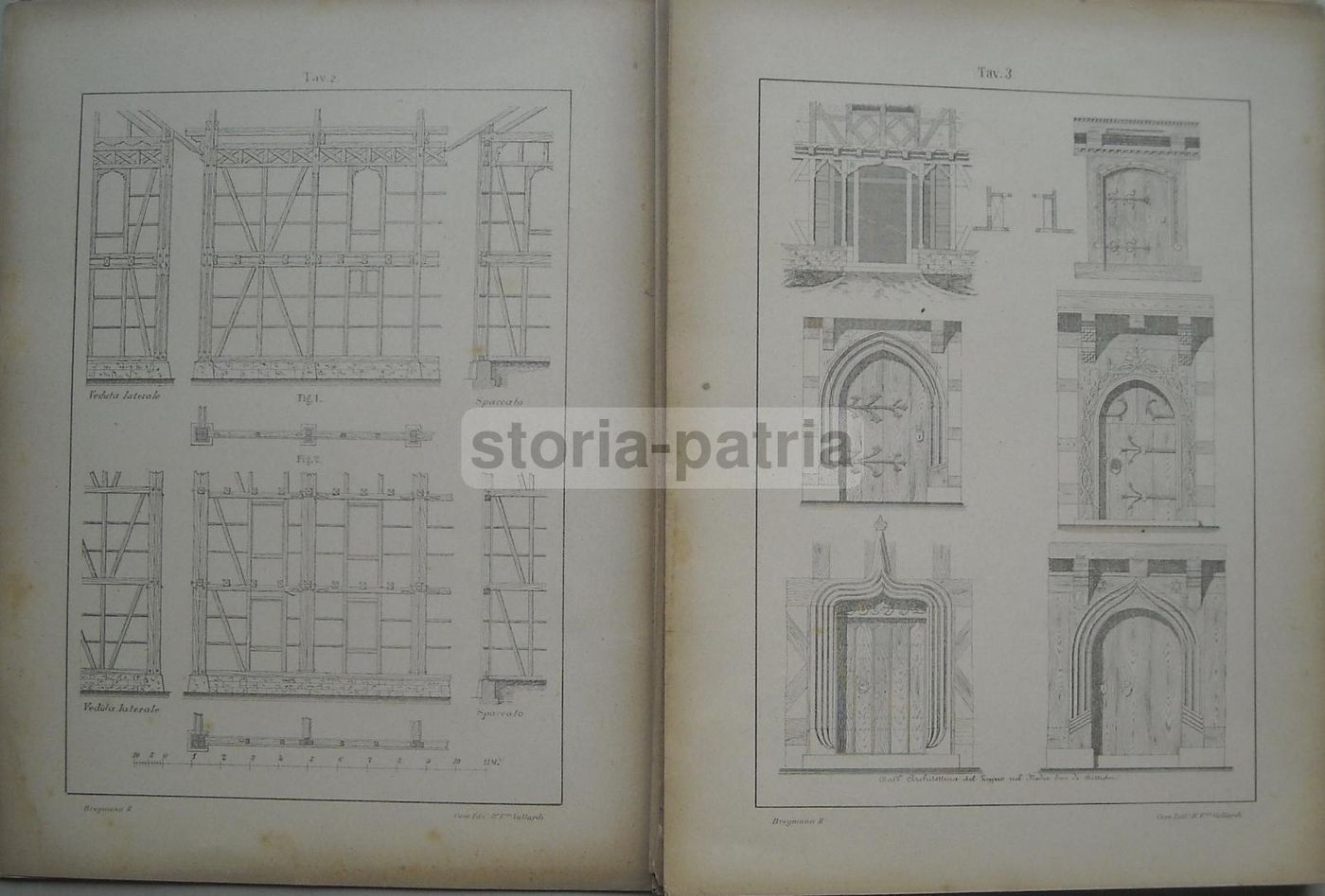 Atlante Costruzioni In Legno Breymann Warth 1927 Tavole Originali