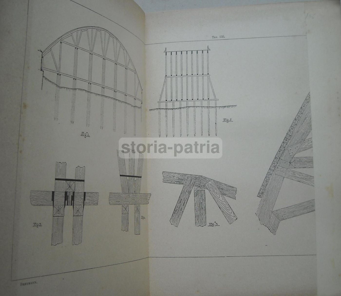 Atlante Costruzioni In Legno Breymann Warth 1927 Tavole Originali