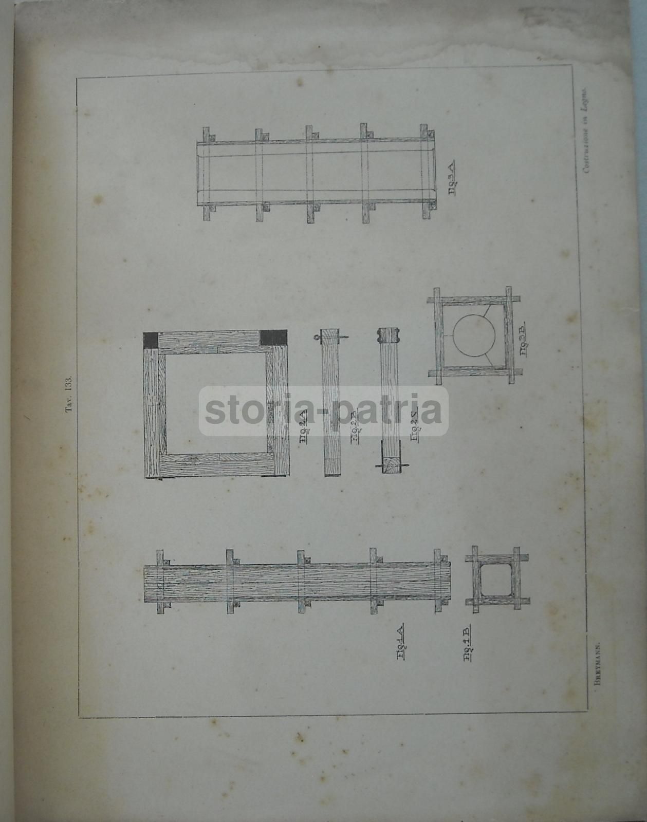 Atlante Costruzioni In Legno Breymann Warth 1927 Tavole Originali