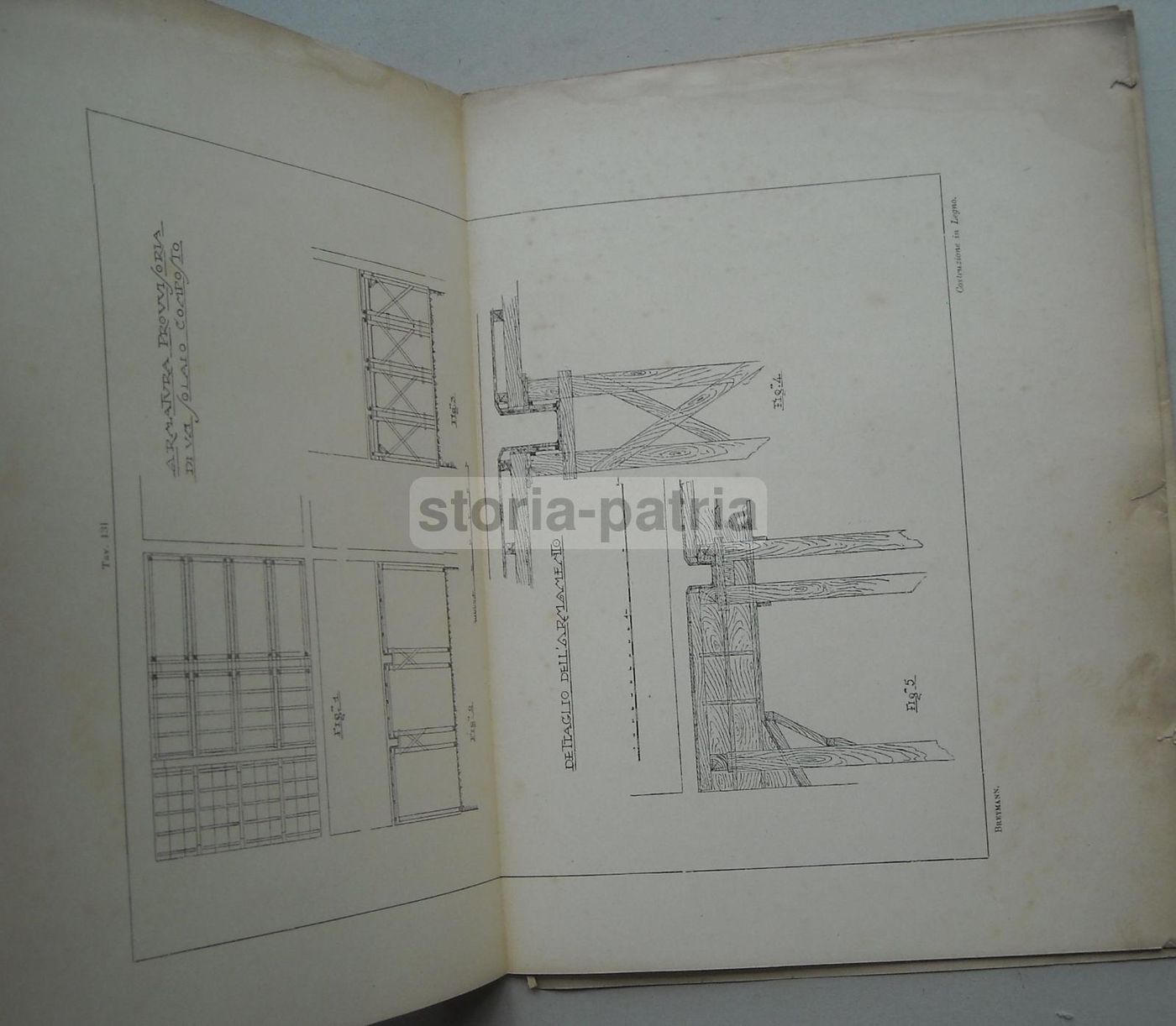 Atlante Costruzioni In Legno Breymann Warth 1927 Tavole Originali