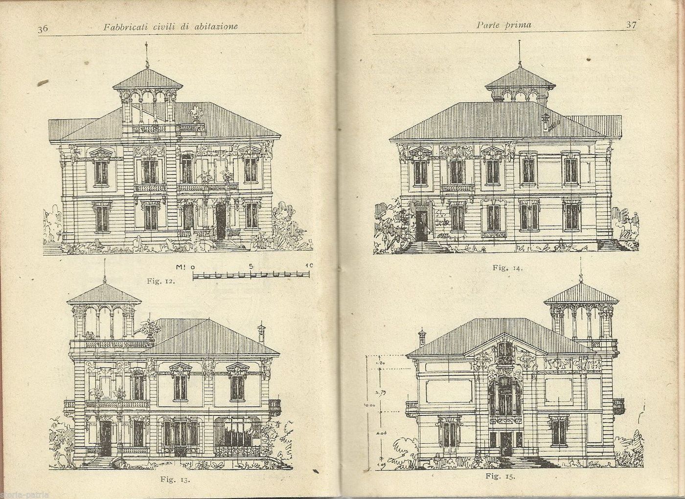 Fabbricati Civili Di Abitazione, Carlo Levi, Hoepli, 1917