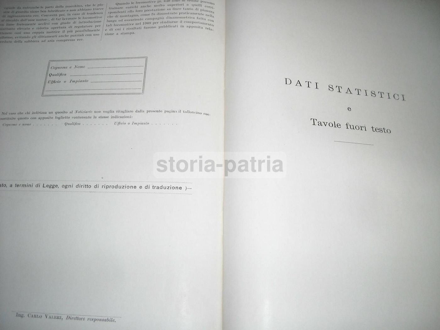Notiziario Tecnico Ferrovie 1929 Ingegneria Ferroviaria Italiana