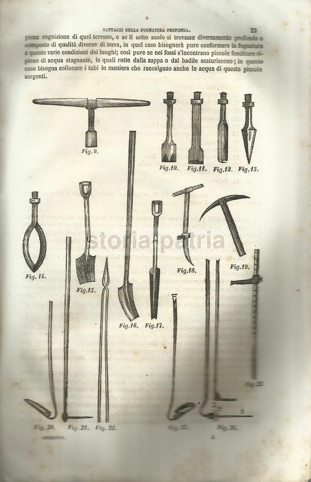 Manuale Di Fognatura E Drenaggio Terreni, Antonio Cherasco, 1858