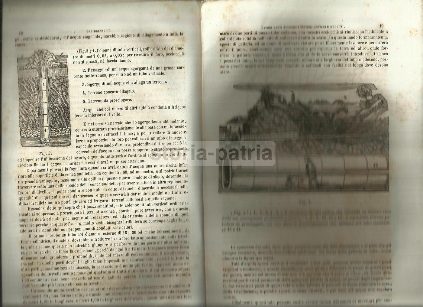 Manuale Di Fognatura E Drenaggio Terreni, Antonio Cherasco, 1858
