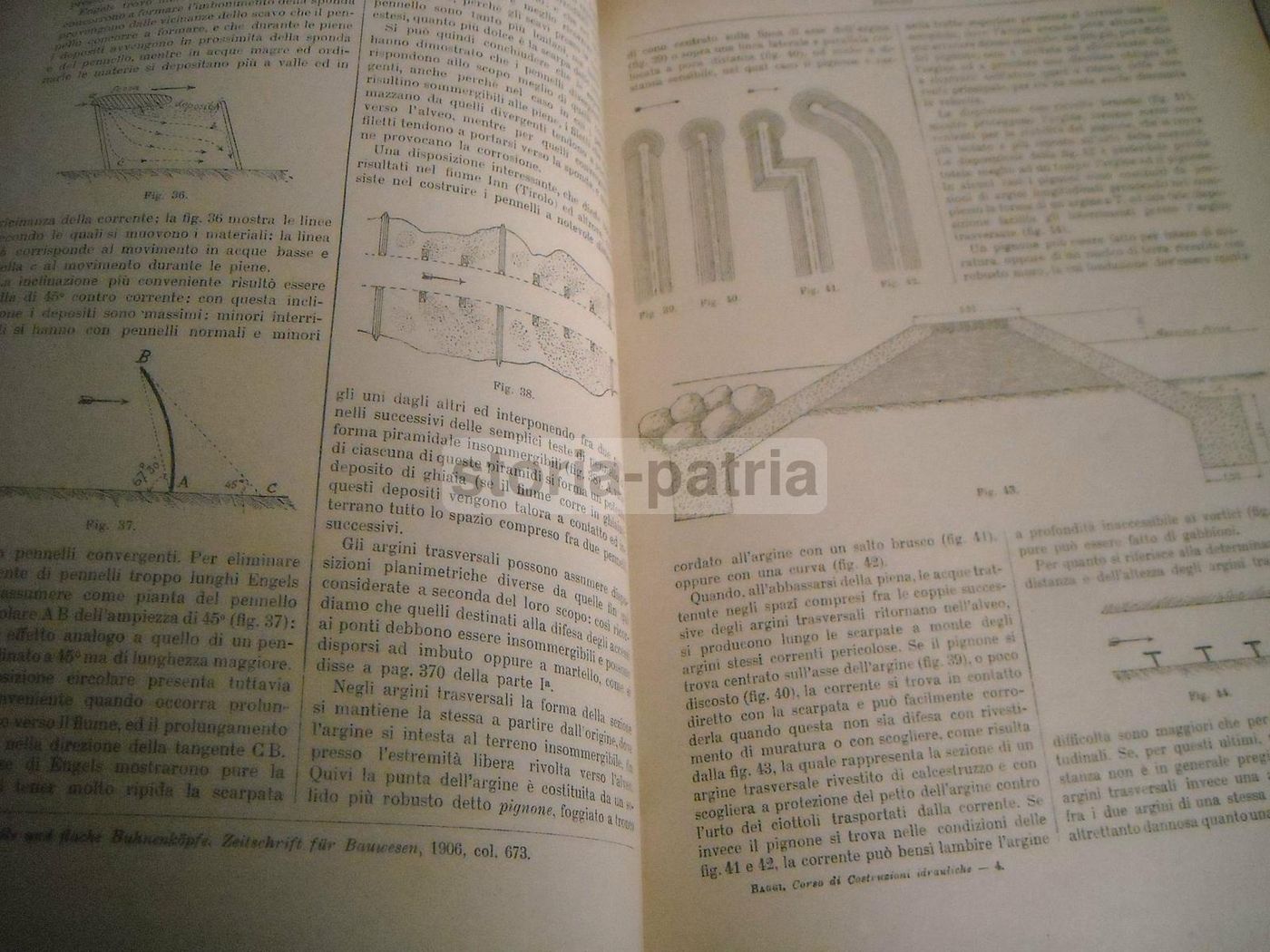 Costruzioni Idrauliche: Dighe, Fiumi, Canali   Torino, UTET, 1920   Baggi