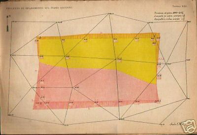 Disegno Topografico. Aminto Agostini. Hoepli, 1946. Tavole Illustrate.