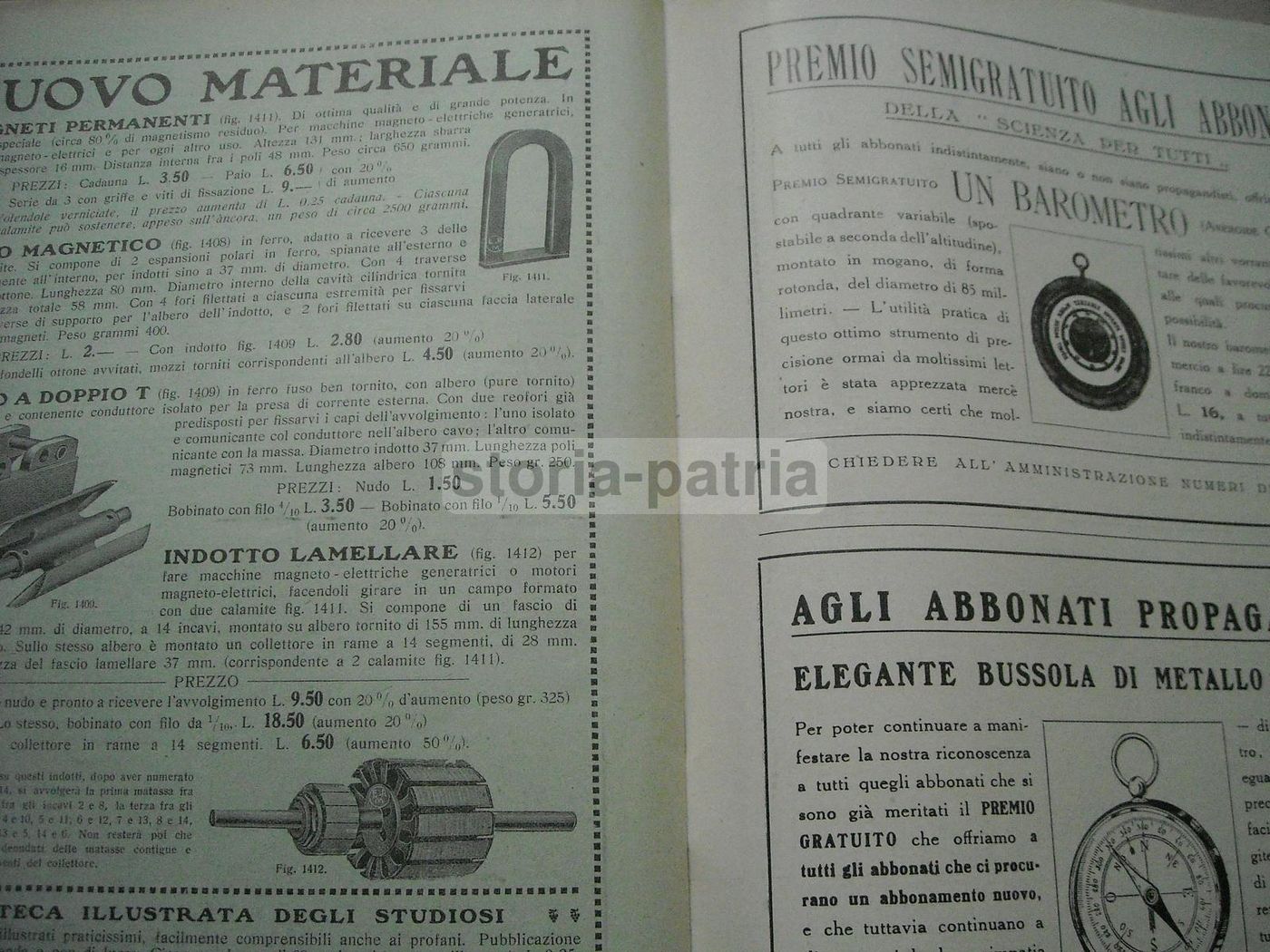La Scienza Per Tutti 1916: Ponti, New York, Manhattan, Luna E Calabria