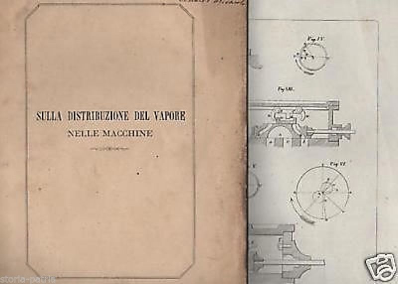 Eduardo Criscuolo. Sulla Distribuzione Del Vapore Nelle Macchine. Napoli, 1872