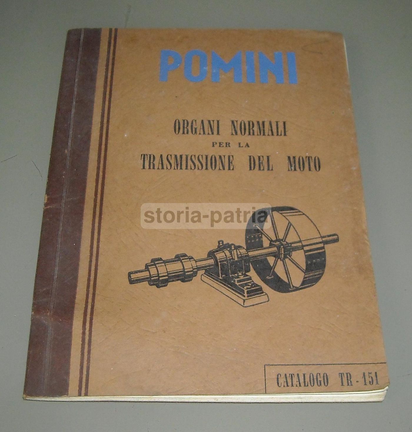 Catalogo Pomini Organi Normali Per La Trasmissione Del Moto TR 151 Castellanza Anni '50
