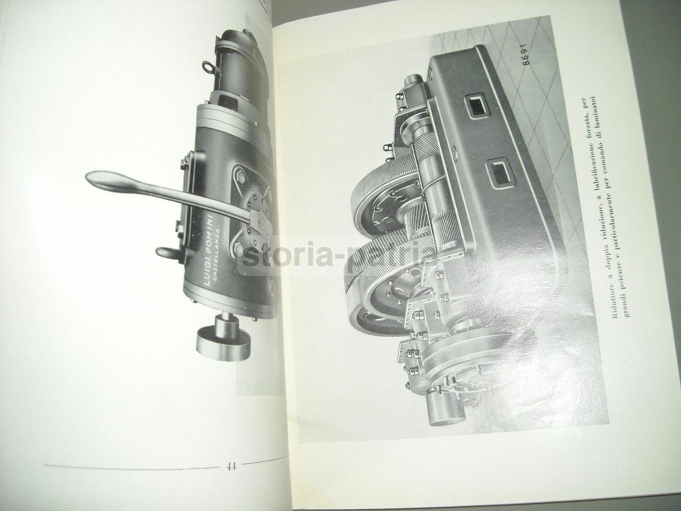 Catalogo Pomini Organi Normali Per La Trasmissione Del Moto TR 151 Castellanza Anni '50