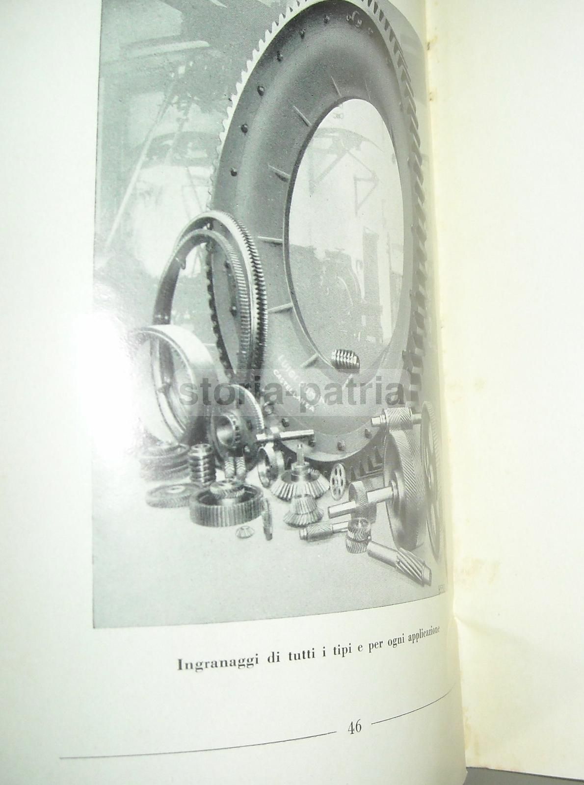 Catalogo Pomini Organi Normali Per La Trasmissione Del Moto TR 151 Castellanza Anni '50