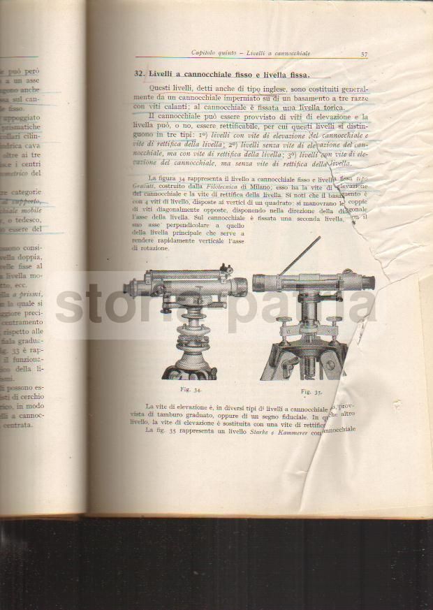Aminto Agostini: Topografia, Hoepli, 1955 1960 (3 Volumi)