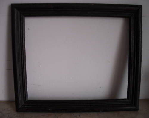 Antica Cornice In Legno Massello, Fine '800, 45x38 Cm