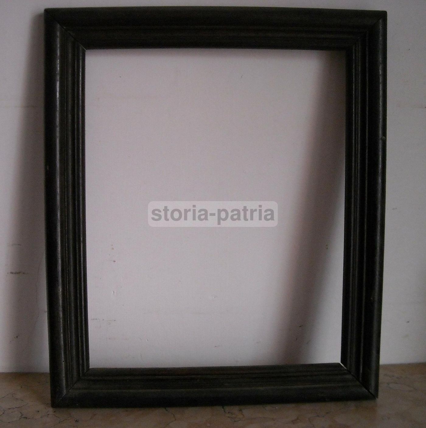 Antica Cornice In Legno Massello, Fine '800, 45x38 Cm