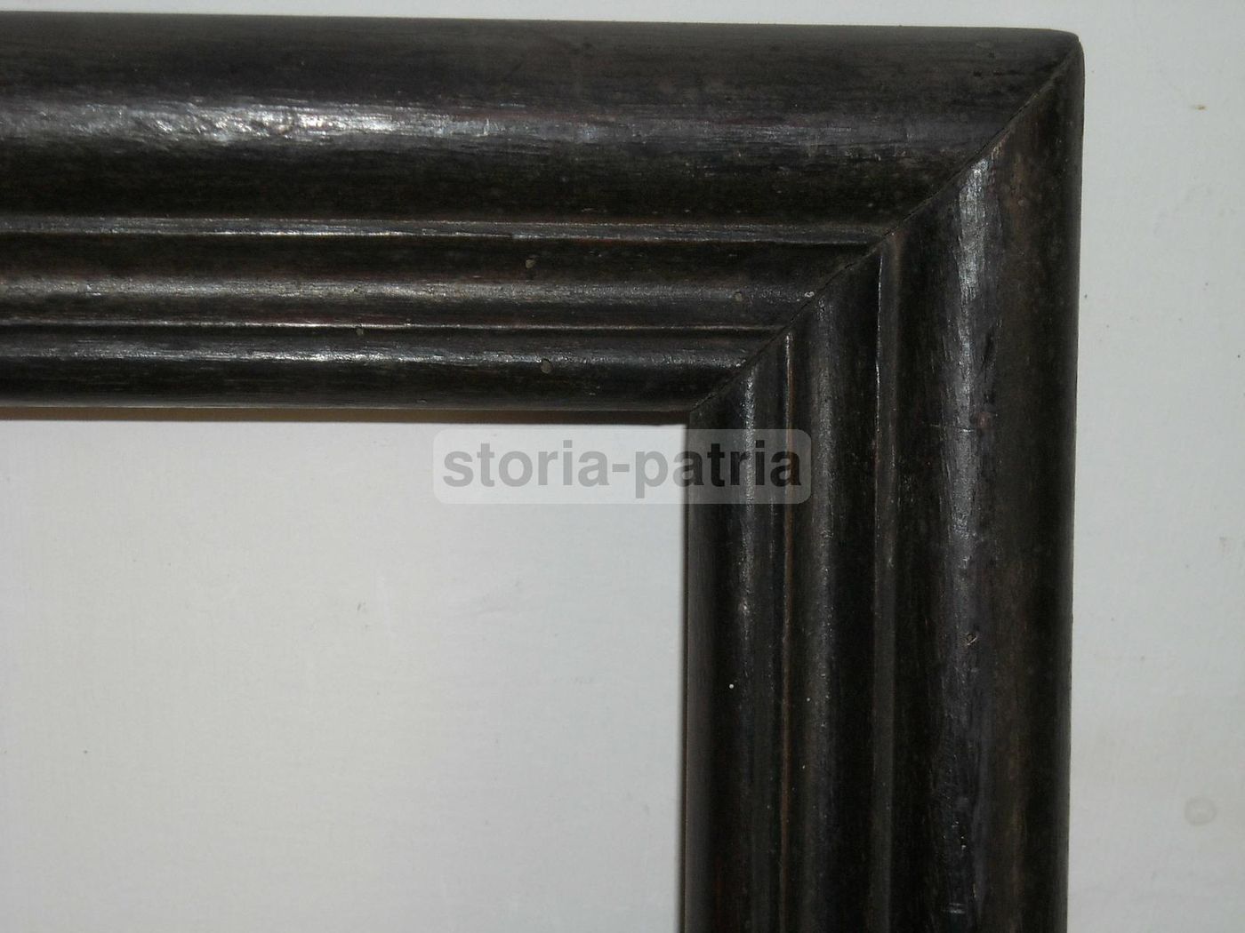 Antica Cornice In Legno Massello, Fine '800, 45x38 Cm
