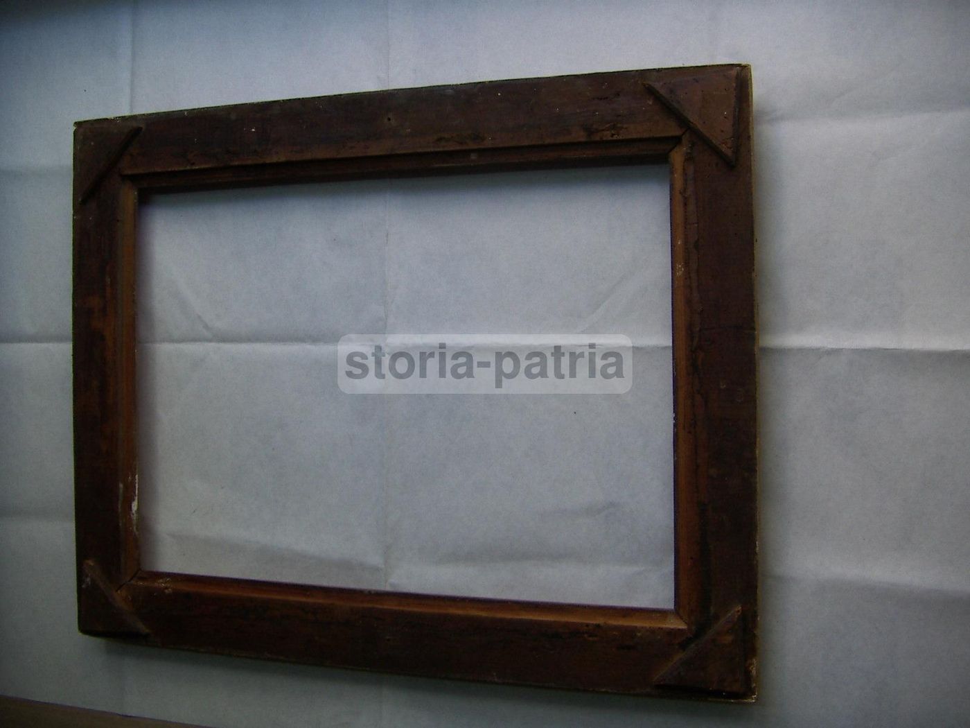 Cornice Antica Laccata In Legno '800 (86x68 Cm)