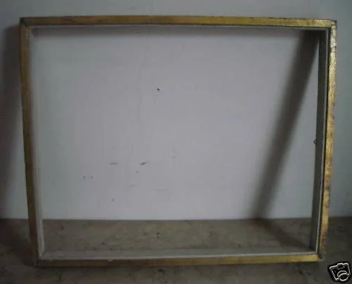 Gilded and Lacquered Wood Frame, Early 1900s, 53x43 cm