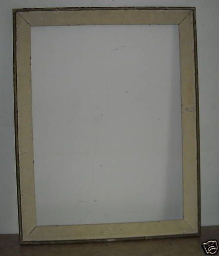 Cornice Antica Laccata Bianca Epoca Art Déco Anni '20 '30