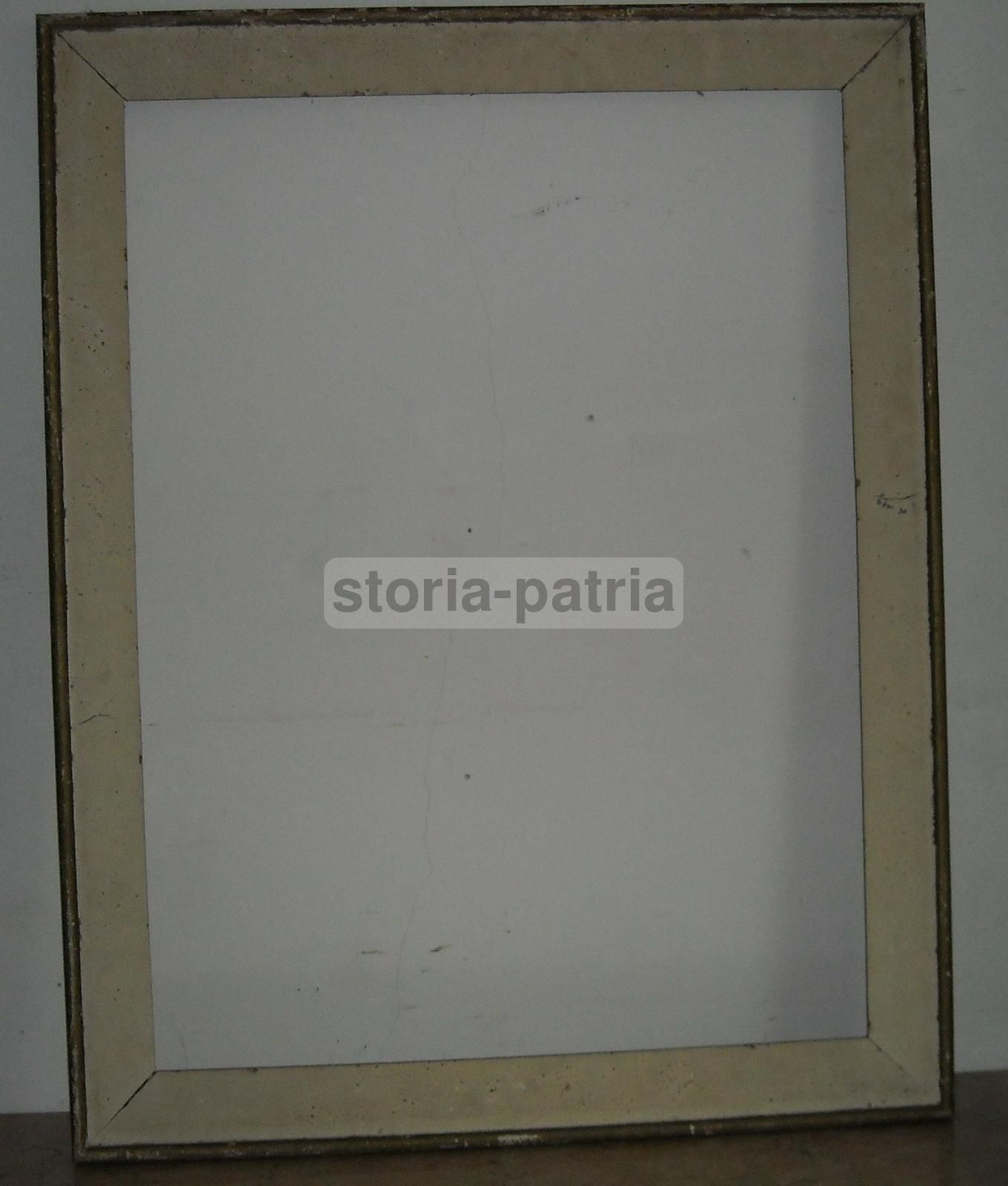 Cornice Antica Laccata Bianca Epoca Art Déco Anni '20 '30