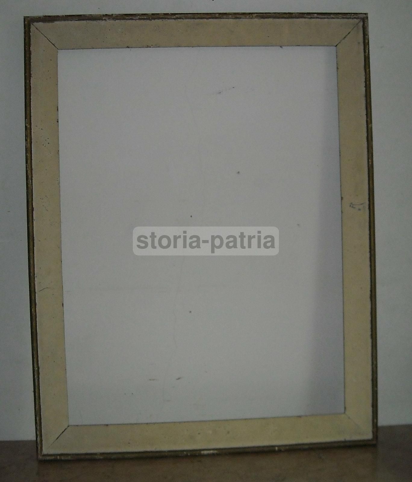 Cornice Antica Laccata Bianca Epoca Art Déco Anni '20 '30